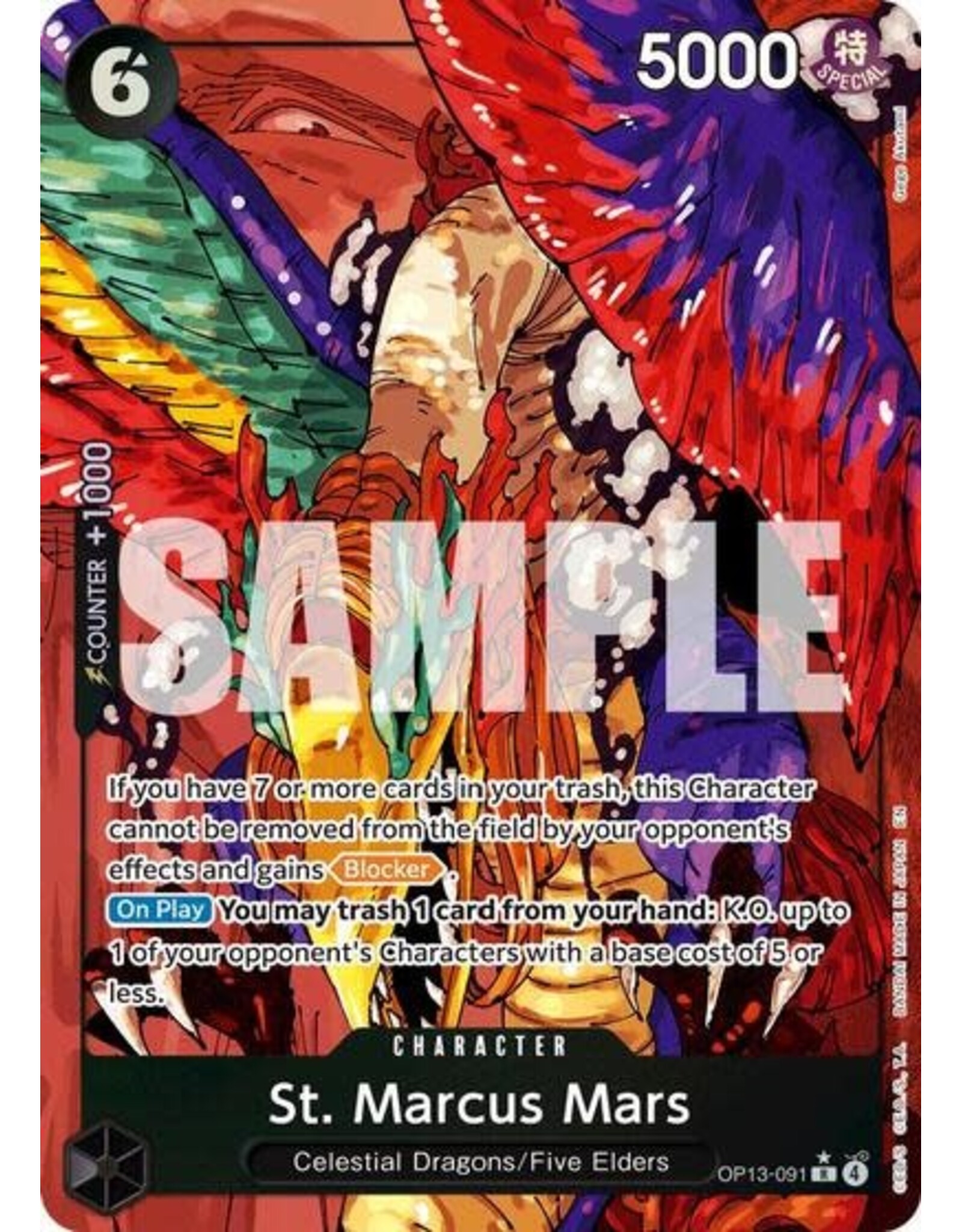 St. Marcus Mars (Alternate Art) - OP13-091 (Foil, R)
