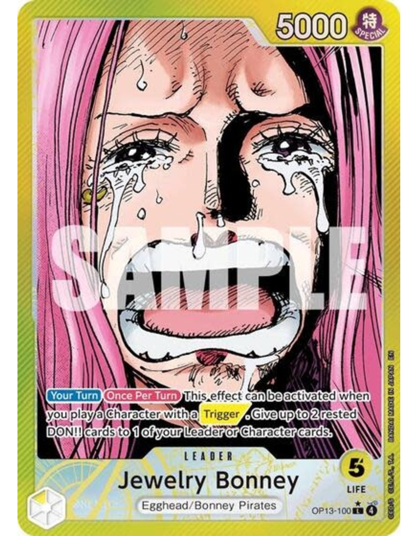 Jewelry Bonney (100) (Alternate Art) - OP13-100 (Foil, L)