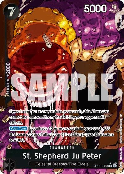 St. Shepherd Ju Peter (Alternate Art) - OP13-084 (Foil, R)