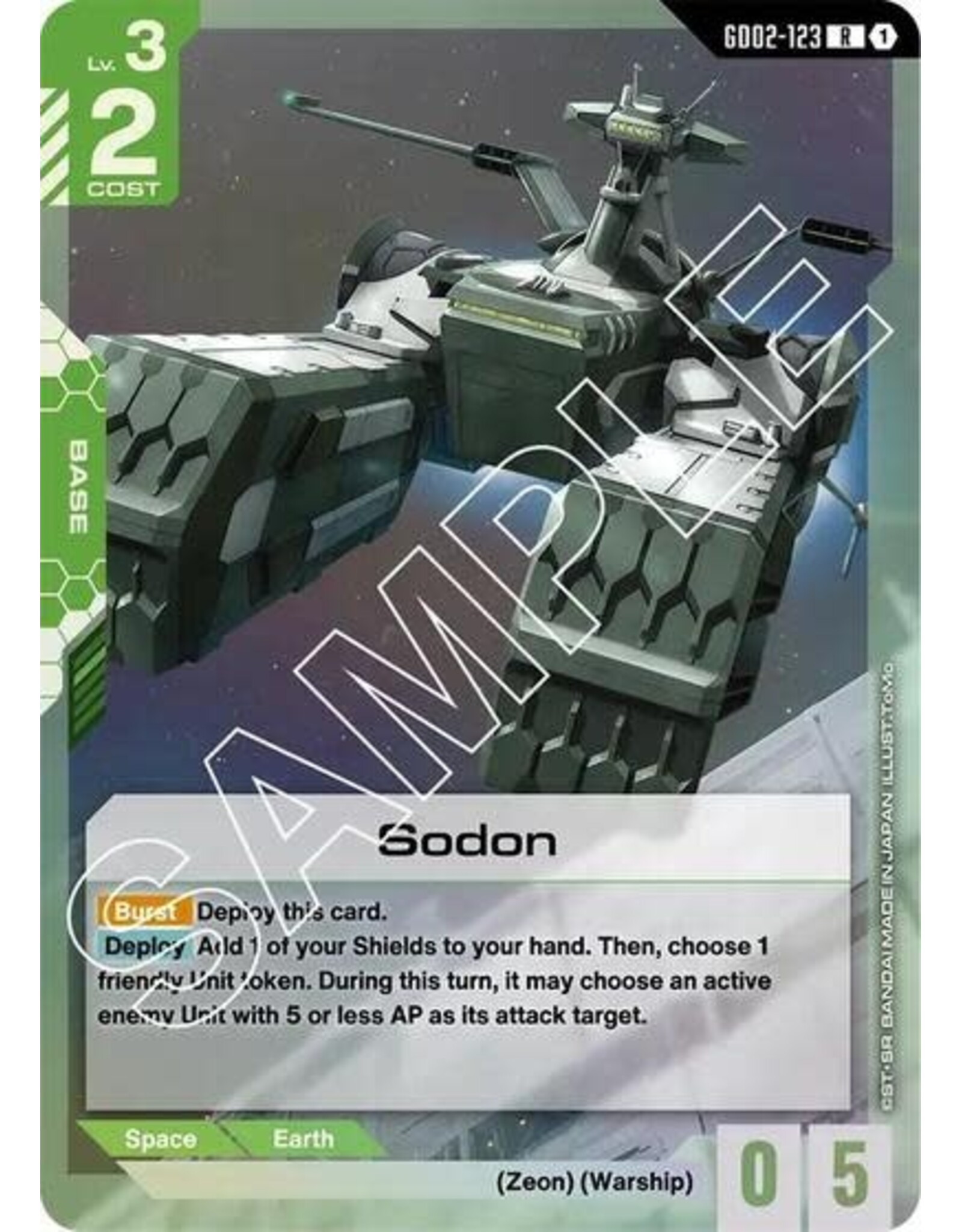Sodon - GD02-123 (Holofoil, Rare)