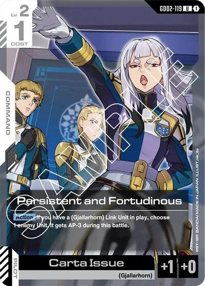 Persistent and Fortudinous - GD02-119 (Normal, Uncommon)