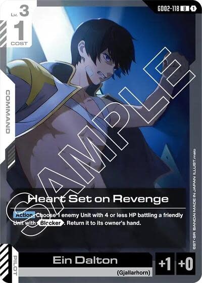 Heart Set on Revenge - GD02-118 (Normal, Uncommon)