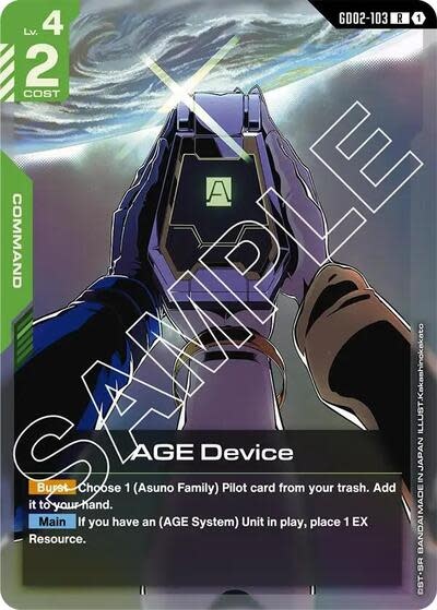 AGE Device - GD02-103 (Holofoil, Rare)