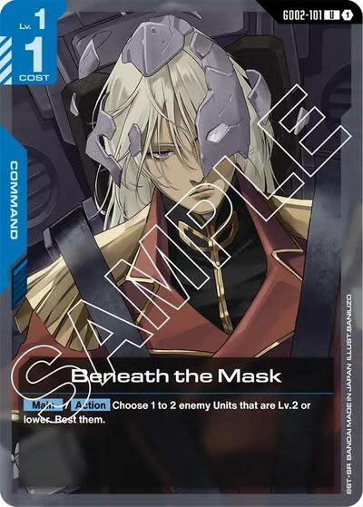 Beneath the Mask - GD02-101 (Normal, Uncommon)