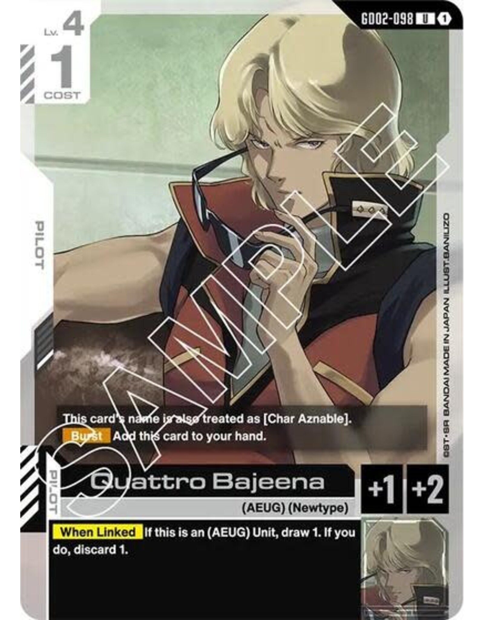 Quattro Bajeena - GD02-098 (Normal, Uncommon)