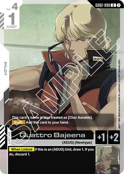 Quattro Bajeena - GD02-098 (Normal, Uncommon)