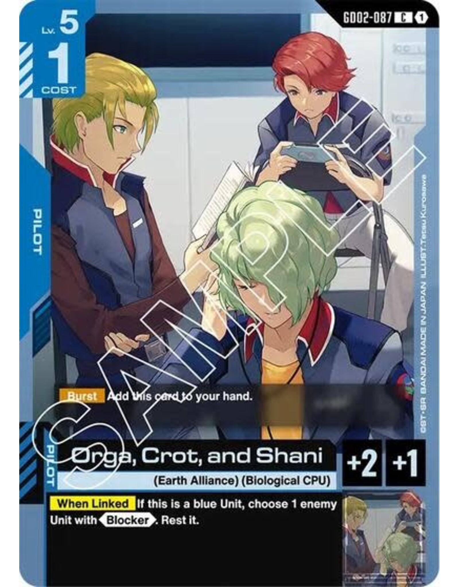 Orga, Crot, and Shani - GD02-087 (Normal, Common)