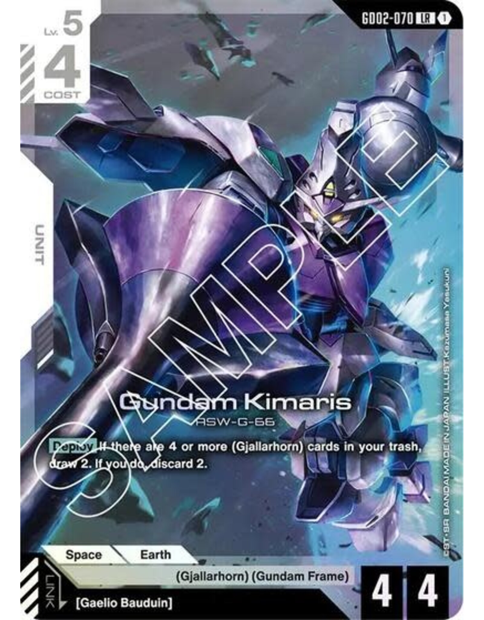 Gundam Kimaris - GD02-070 (Holofoil, Legend Rare)