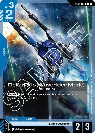 Delta Plus (Waverider Mode) - GD02-017 (Normal, Common)