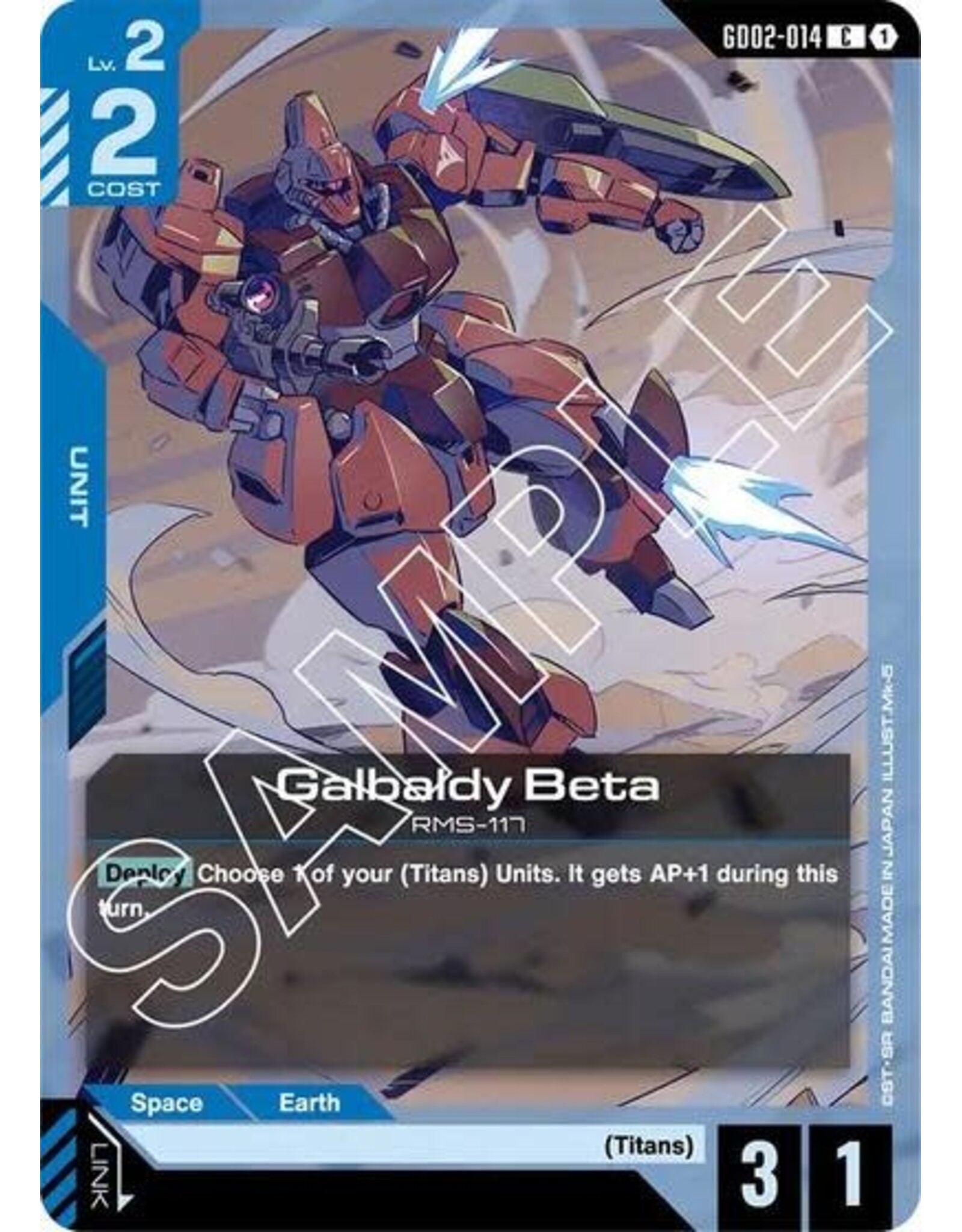 Galbaldy Beta - GD02-014 (Normal, Common)