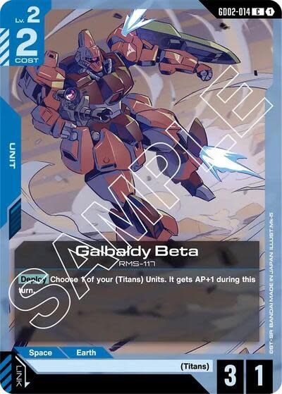 Galbaldy Beta - GD02-014 (Normal, Common)
