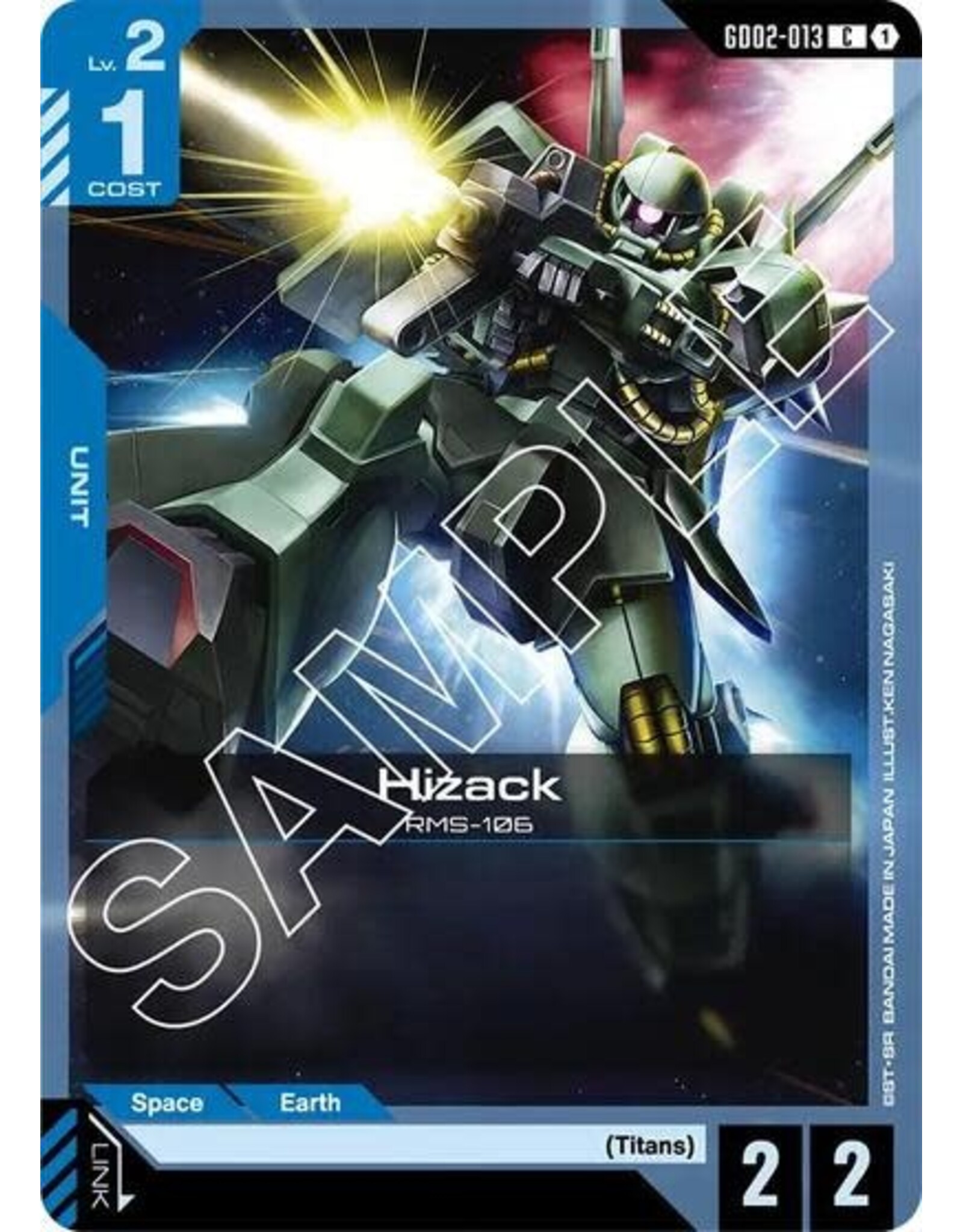 Hizack - GD02-013 (Normal, Common)