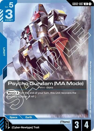 Psycho Gundam (MA Mode) - GD02-007 (Normal, Uncommon)