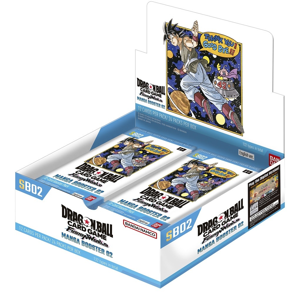 Bandai Dragon Ball Super Fusion World - Manga Booster 02 (SB02) Booster Box
