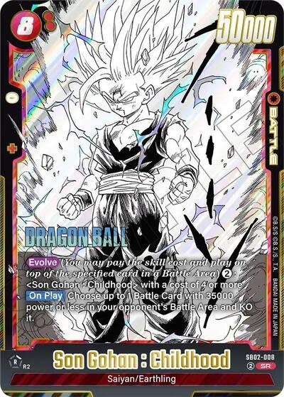 Son Gohan : Childhood - SB02-008 (Holofoil, Super Rare)