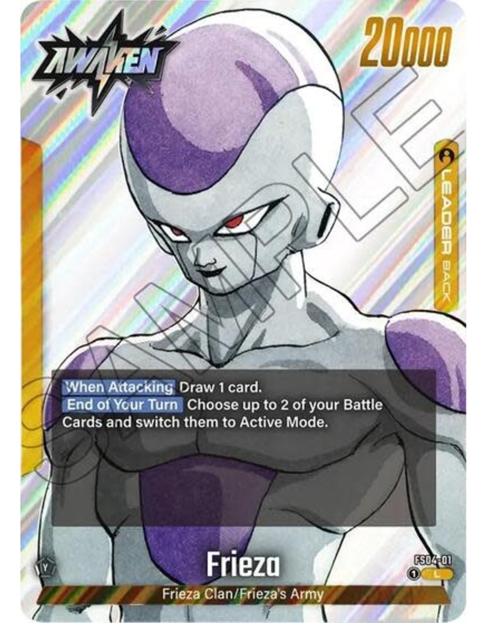 Frieza - FS04-01 (Holofoil, Leader) (SB02)