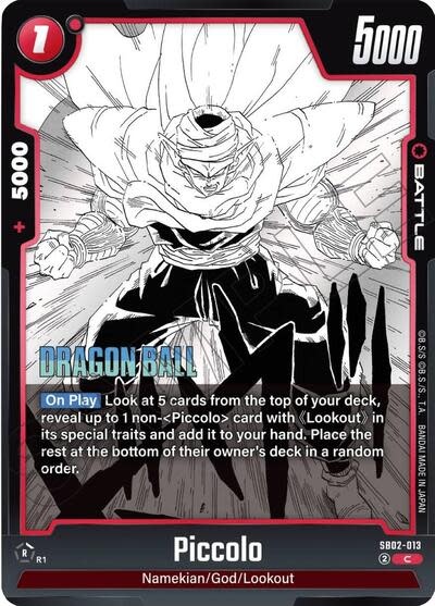 Piccolo - SB02-013 (Holofoil, Common)