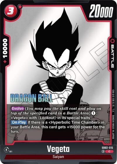 Vegeta - SB02-015 (Holofoil, Common)