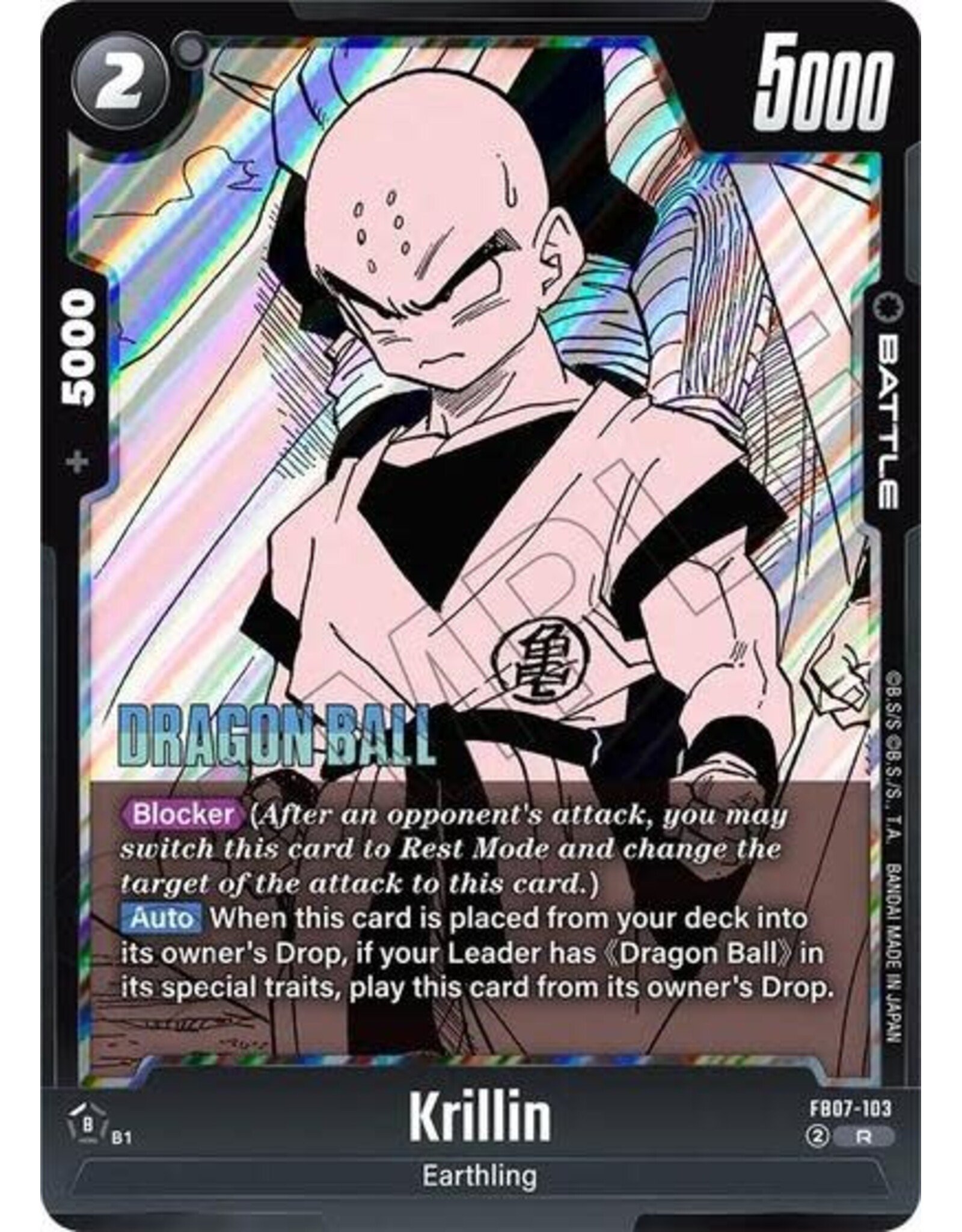 Krillin - FB07-103 (Holofoil, Rare) (SB02)