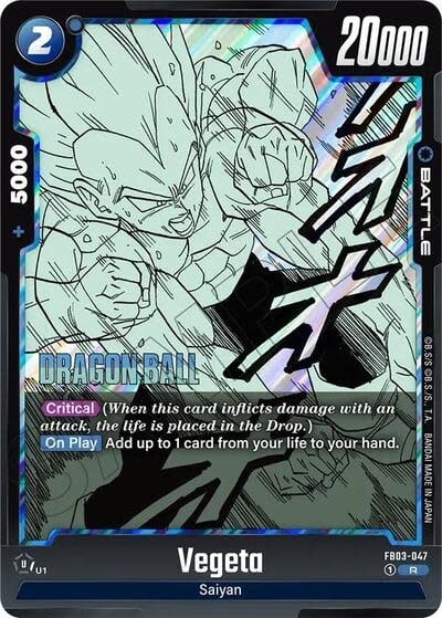 Vegeta - FB03-047 (Holofoil, Rare) (SB02)