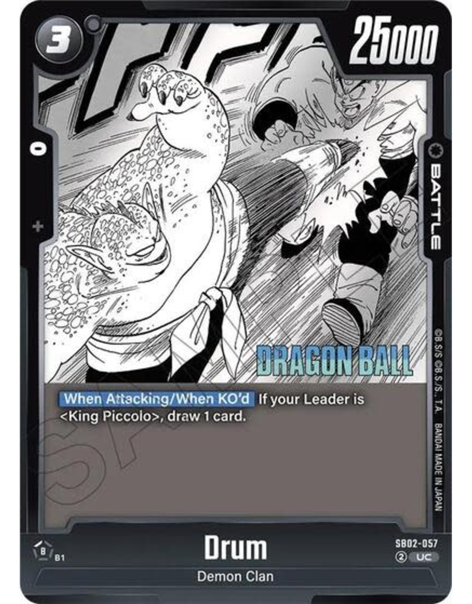 Drum - SB02-057 (Holofoil, Uncommon)