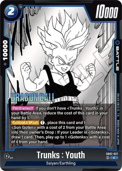 Trunks : Youth - SB02-027 (Holofoil, Common)