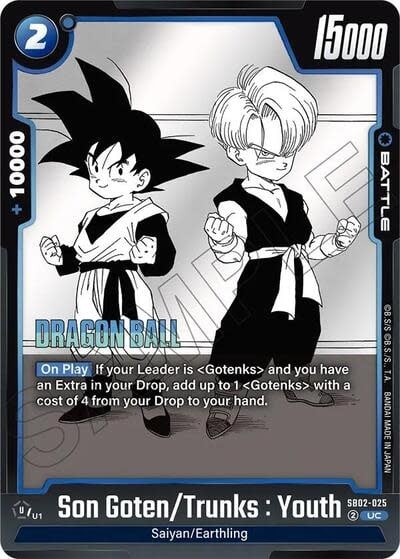 Son Goten/Trunks : Youth - SB02-025 (Holofoil, Uncommon)
