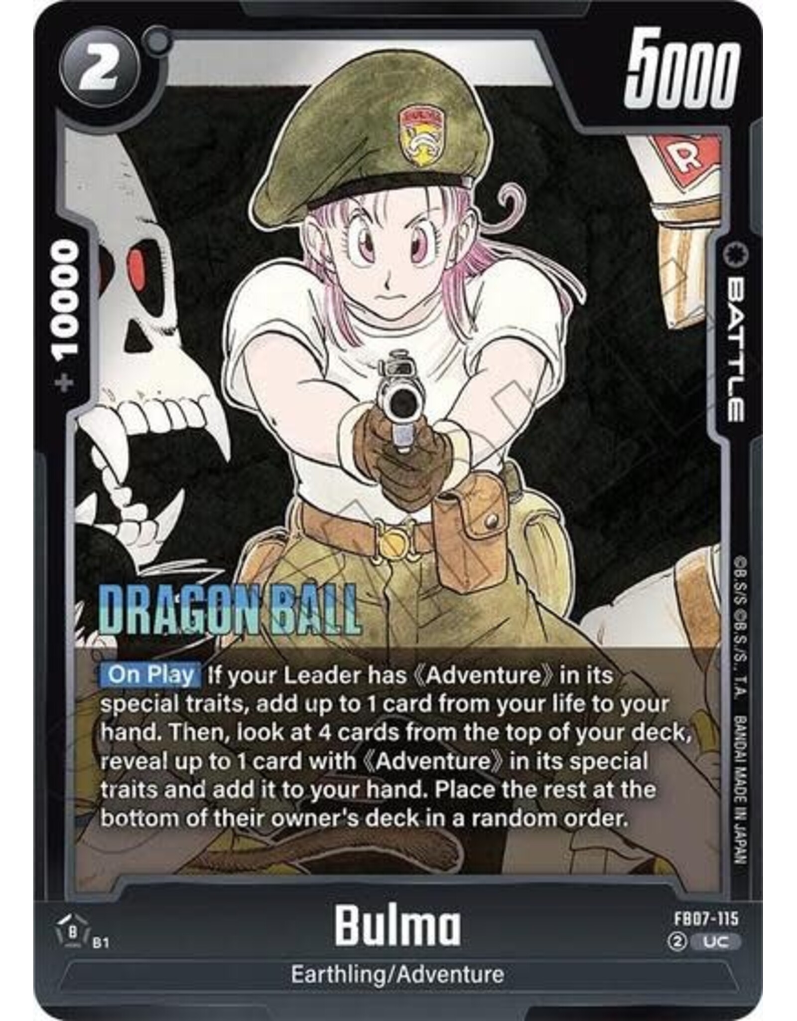 Bulma - FB07-115 (Holofoil, Uncommon)