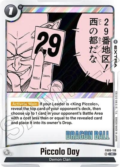Piccolo Day - FB06-118 (Holofoil, Rare) (SB02)