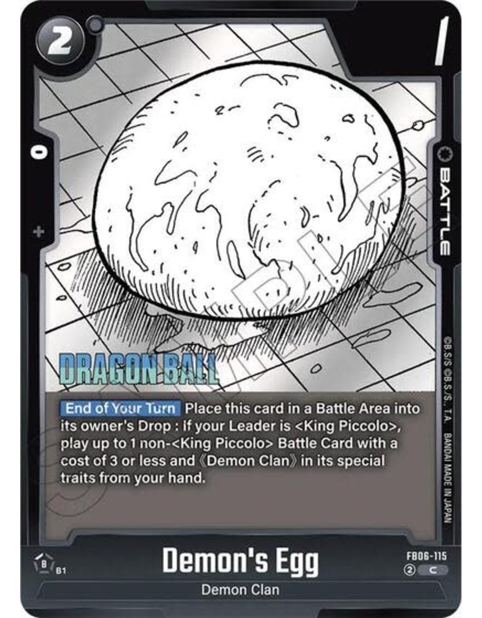 Demon's Egg - FB06-115 (Holofoil, Common)
