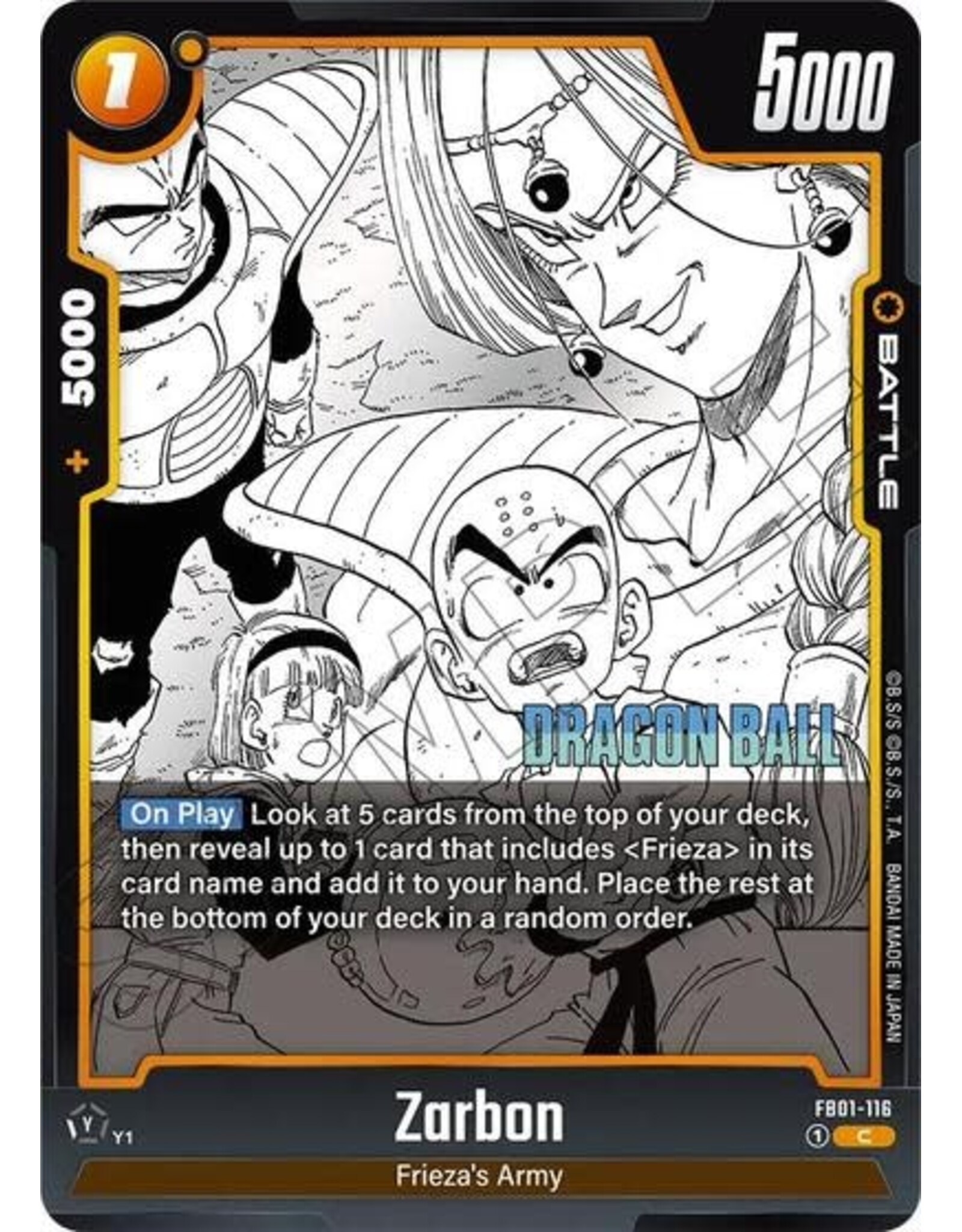 Zarbon - FB01-116 (Holofoil, Common)