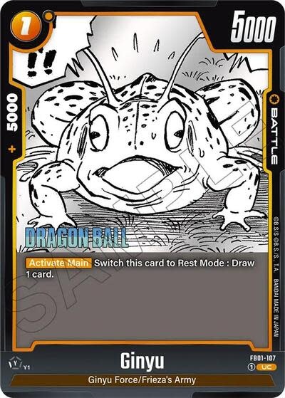 Ginyu - FB01-107 (Holofoil, Uncommon)
