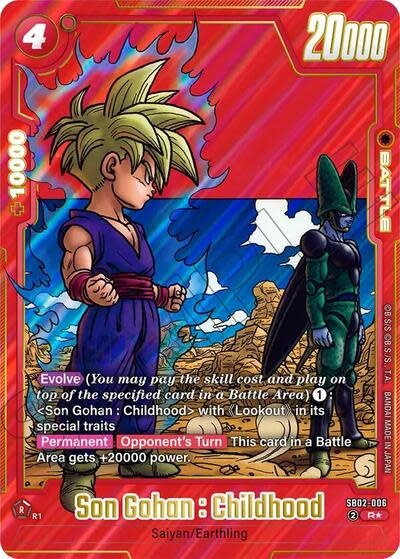 Son Gohan : Childhood - SB02-006 (Alternate Art) (Holofoil, Rare)