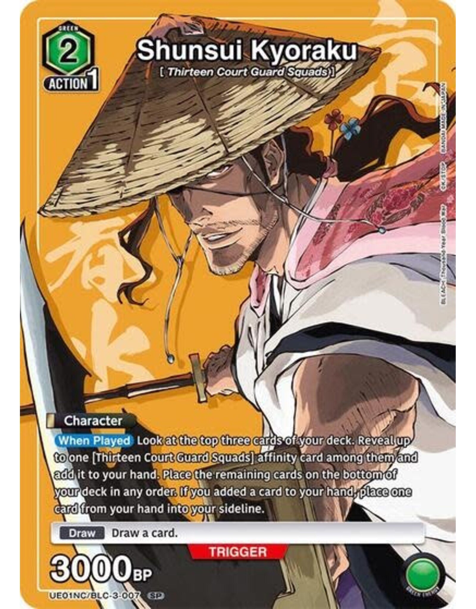Shunsui Kyoraku - UE01NC/BLC-3-007 (Foil, Special)