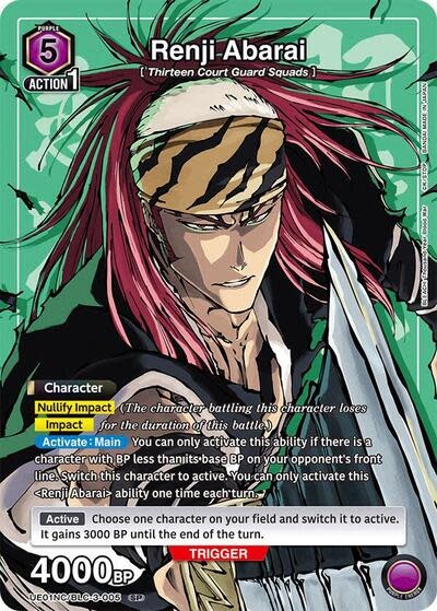 Renji Abarai - UE01NC/BLC-3-005 (Foil, Special)