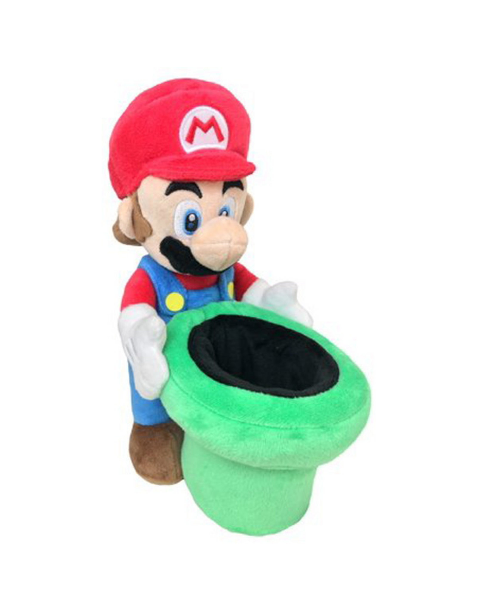 Little Buddy Super Mario Bros - Mario w/ Warp Pipe - 9" Plush
