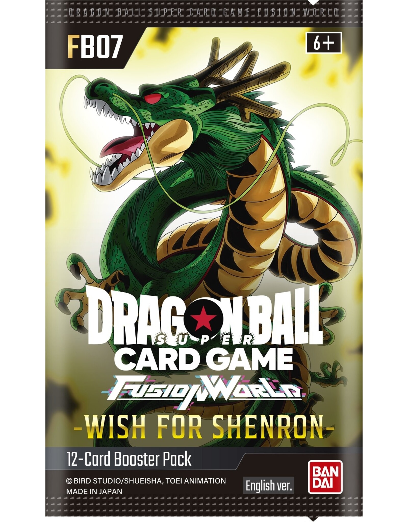 Bandai Dragon Ball Super Fusion World - Wish For Shenron Booster Pack