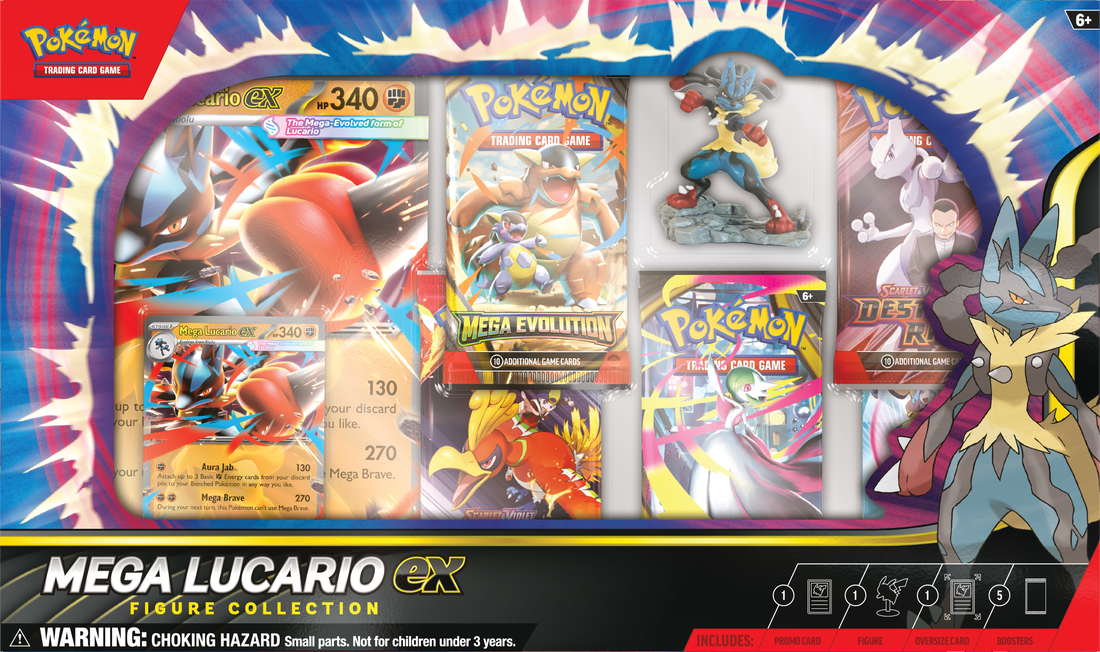 The Pokemon Company Pokémon Trading Card Game - Mega Lucario - EX Figure Collection