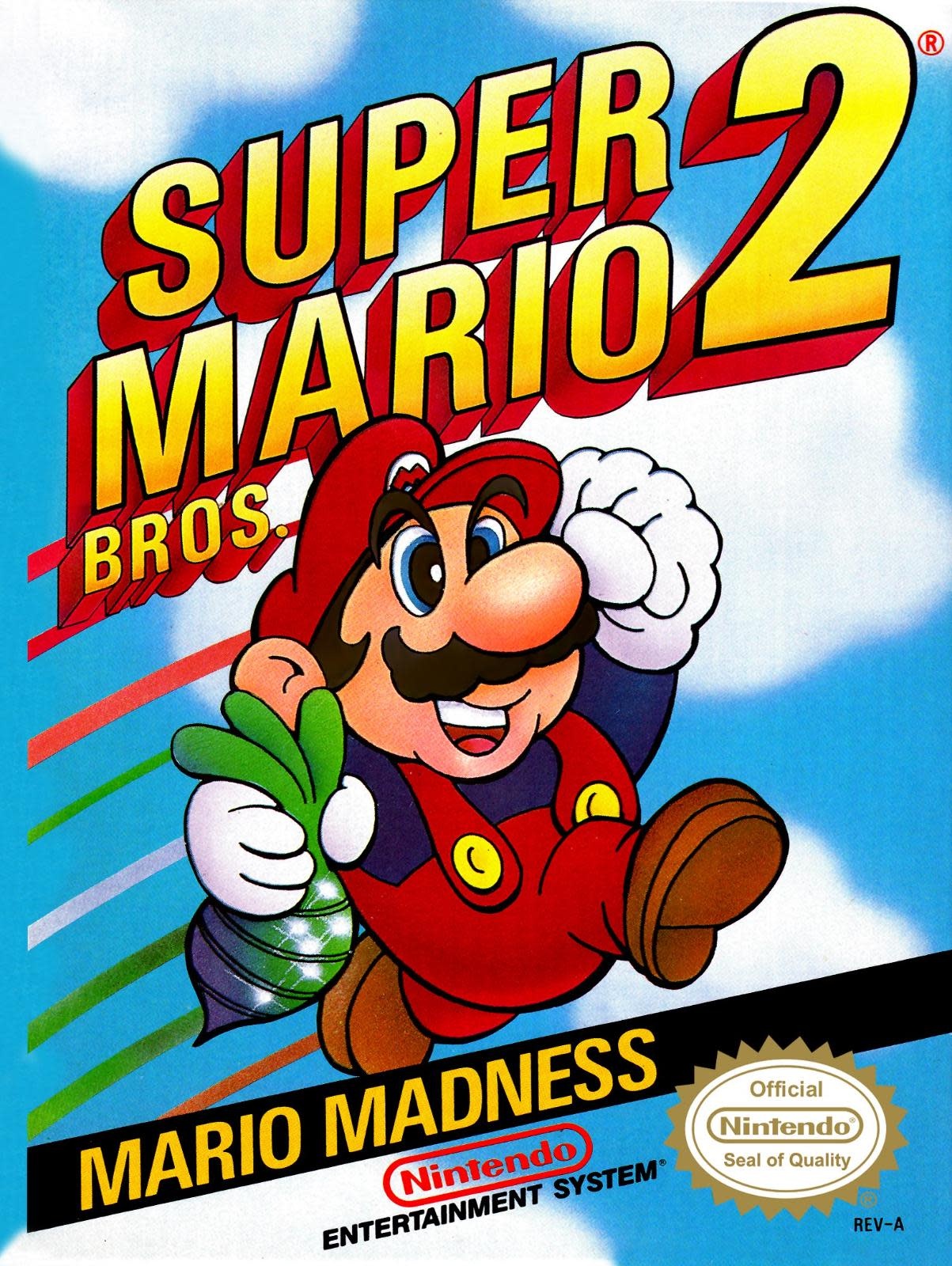 Nintendo Super Mario Bros. 2 (NES) [Cart & Manual]