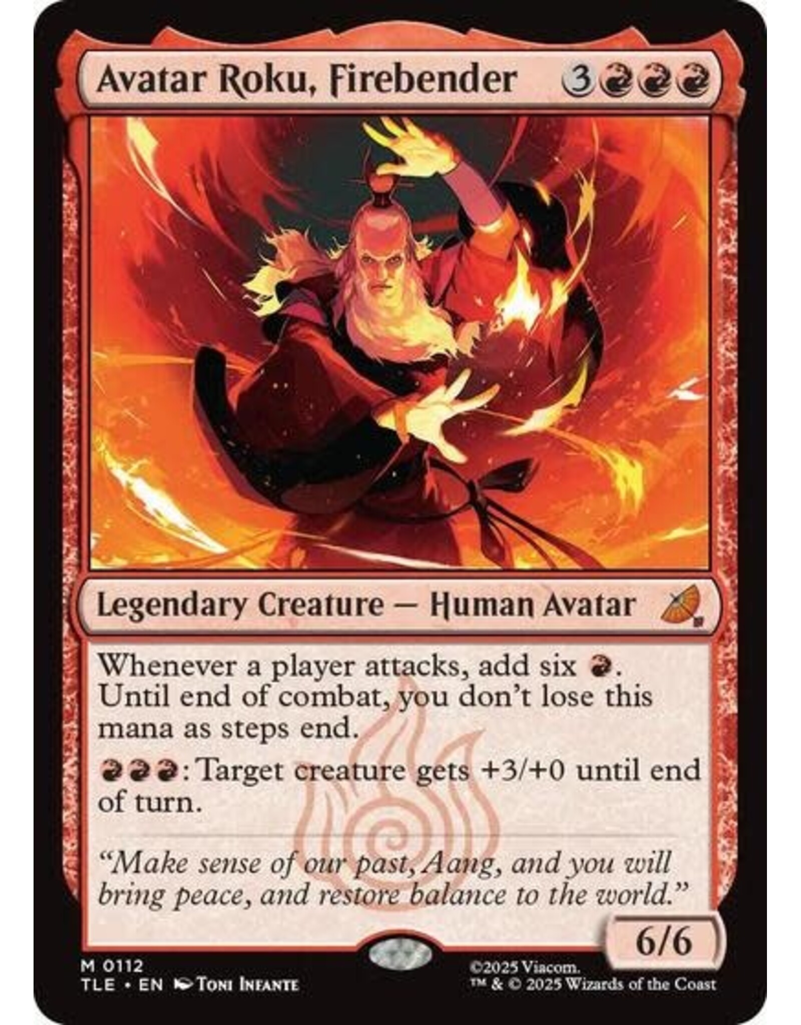 Avatar Roku, Firebender - 112 (Foil, M)