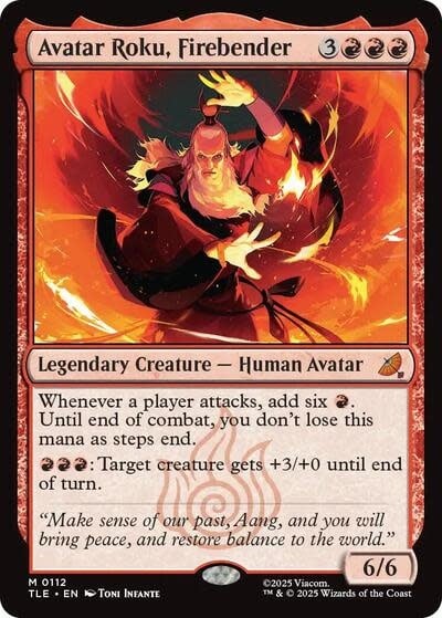 Avatar Roku, Firebender - 112 (Foil, M)