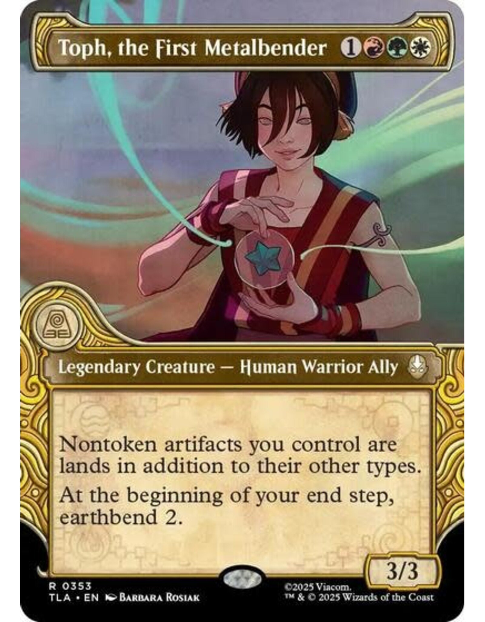 Toph, the First Metalbender (Showcase) - 353 (Normal, R)