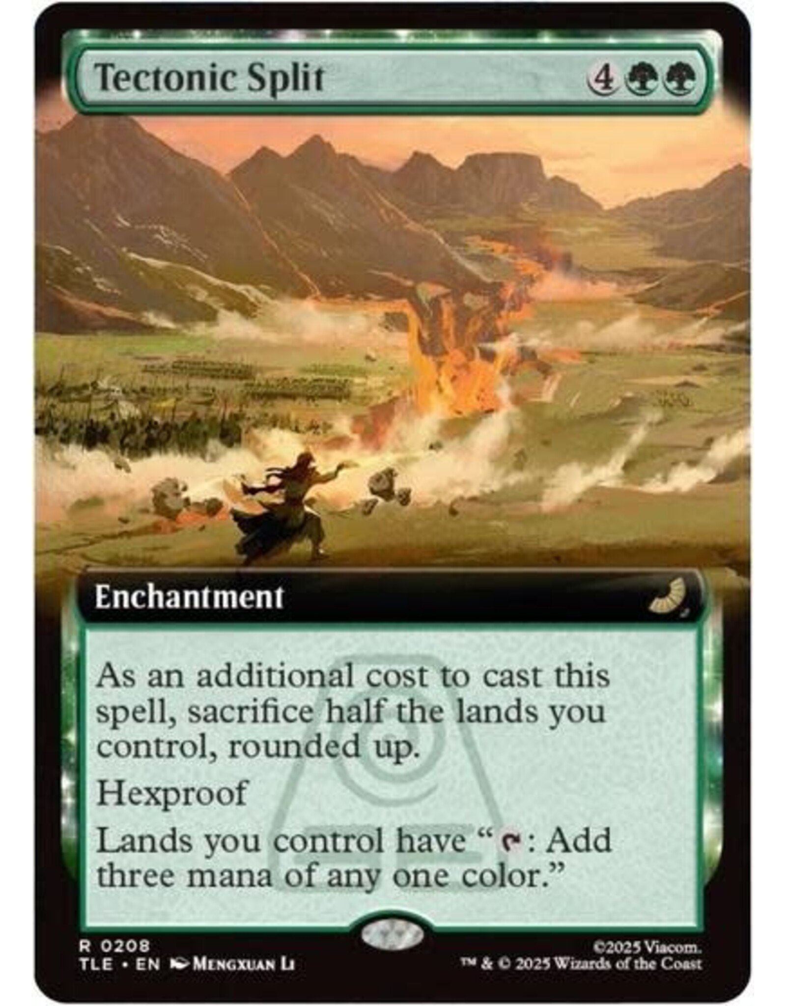 Tectonic Split (Extended Art) - 208 (Foil, R)