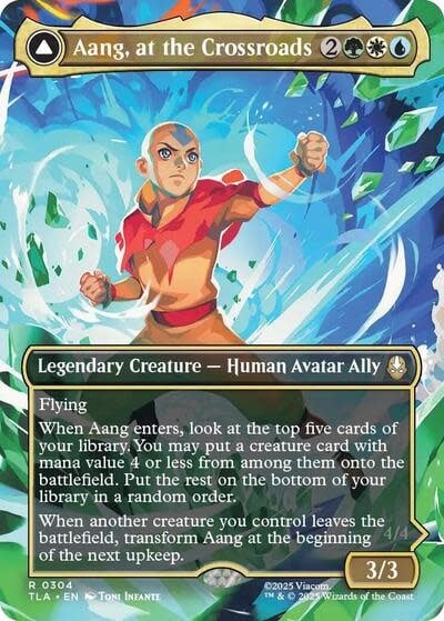 Aang, at the Crossroads (Borderless) - 304 (Normal, R)
