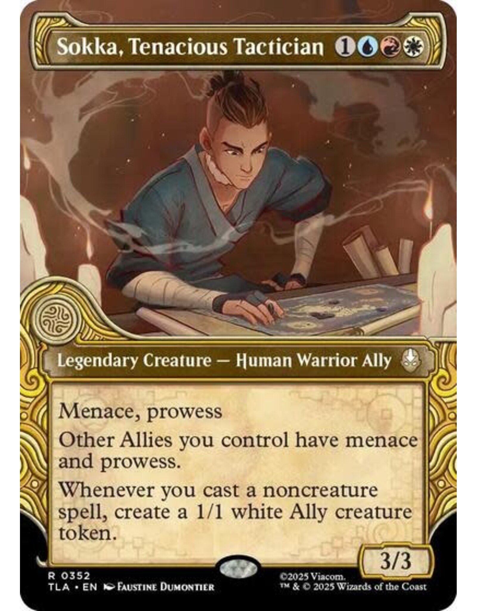 Sokka, Tenacious Tactician (Showcase) - 352 (Foil, R)