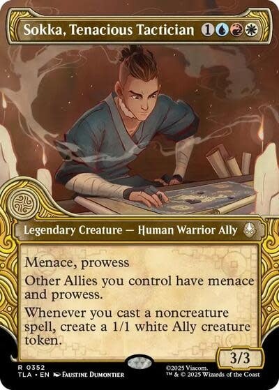 Sokka, Tenacious Tactician (Showcase) - 352 (Foil, R)