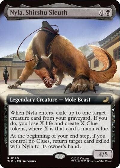 Nyla, Shirshu Sleuth (Extended Art) - 190 (Foil, R)