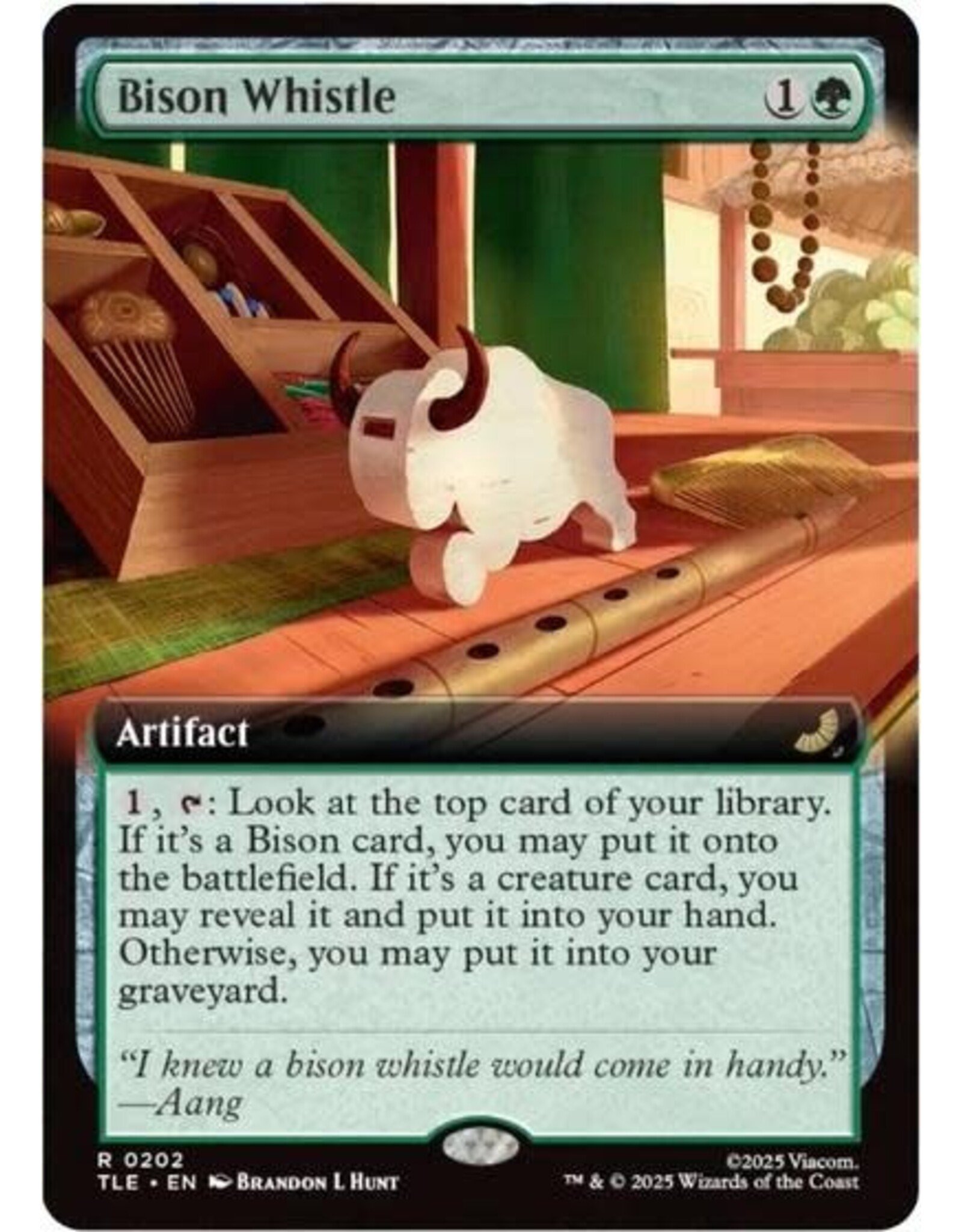 Bison Whistle (Extended Art) - 202 (Foil, R)