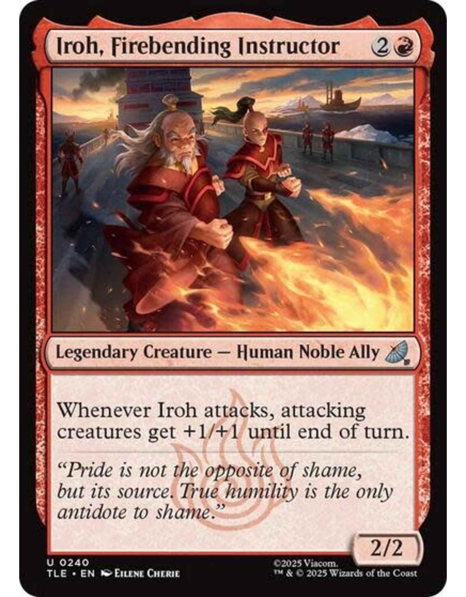 Iroh, Firebending Instructor (0240) (Foil, U)