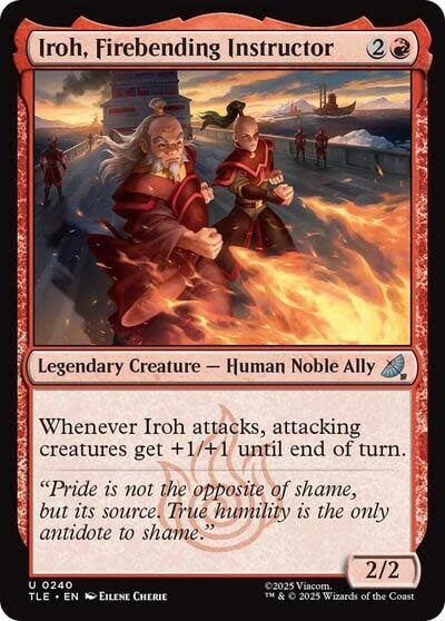 Iroh, Firebending Instructor (0240) (Foil, U)